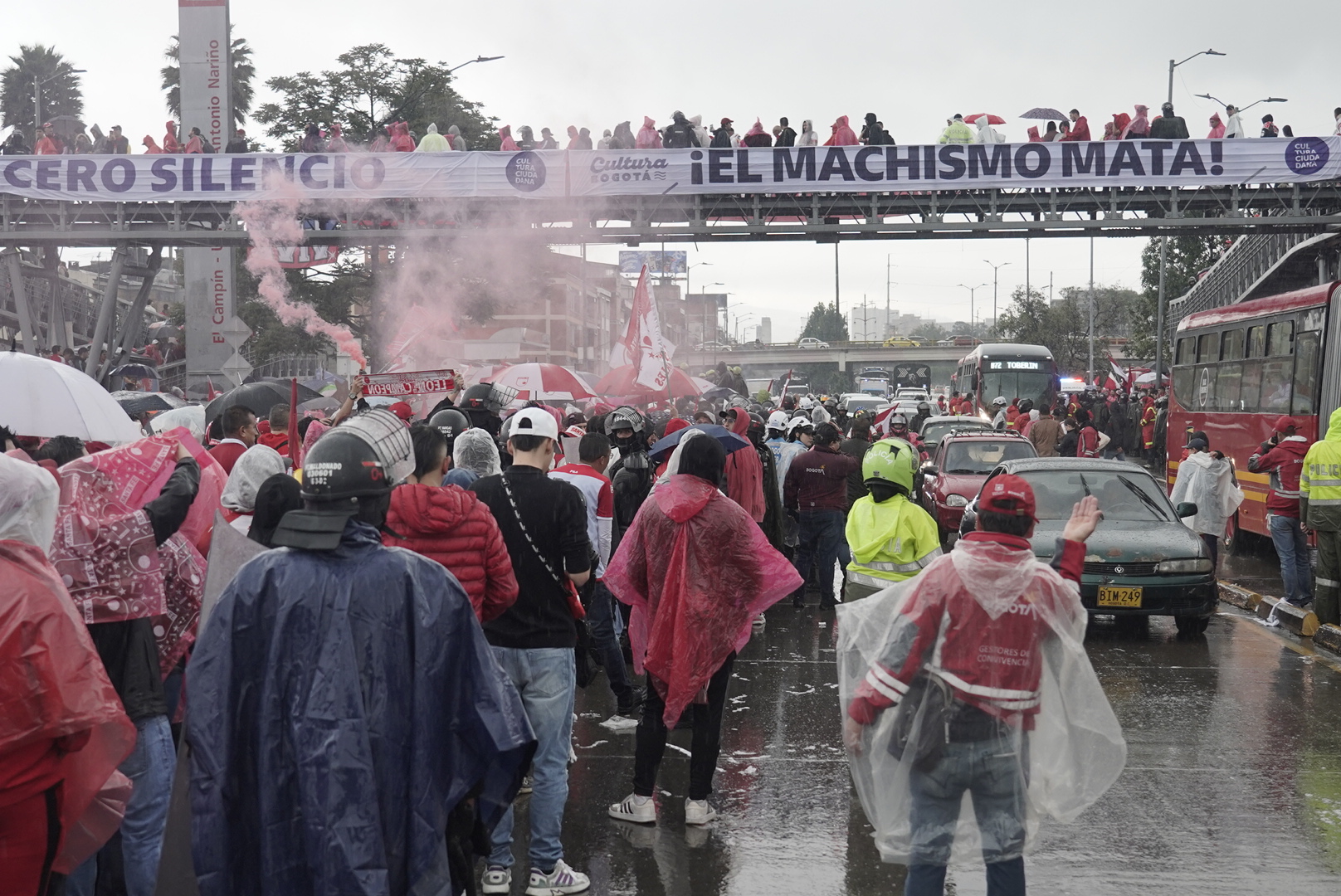Así se vivió la jornada a las afueras del estadio. / Secretaría de Cultura, Recreación y Deporte de Bogotá.