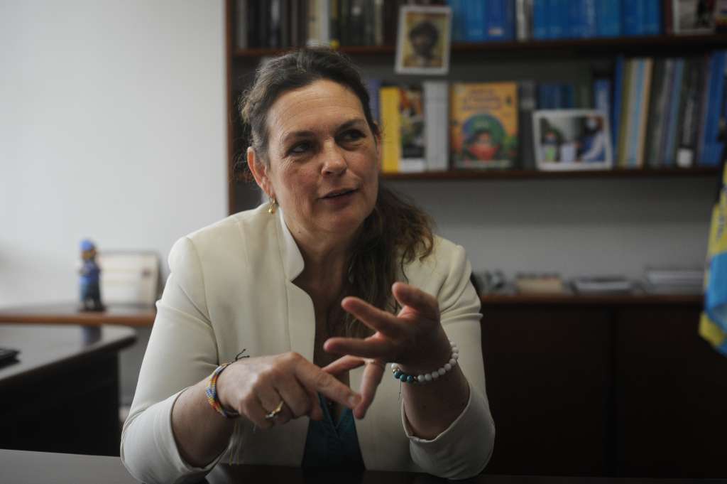 Juliette de Rivero es la representante en Colombia del Alto Comisionado de las Naciones Unidas para los Derechos Humanos.