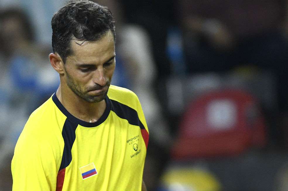Santiago Giraldo, tenista colombiano. / AFP