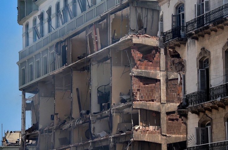 Así quedó el Hotel Saratoga en Cuba tras explosión que deja al menos 18 muertos