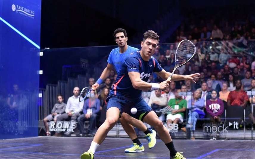 Rodríguez es el único latinoamericano en competencia. / Federación Colombiana de Squash