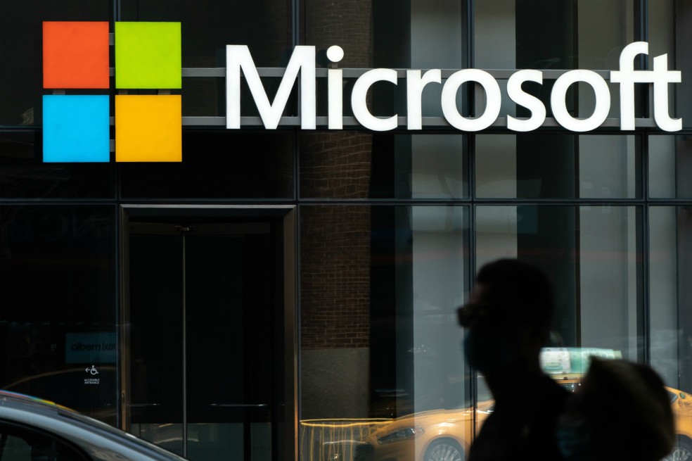 Letrero de Microsoft.