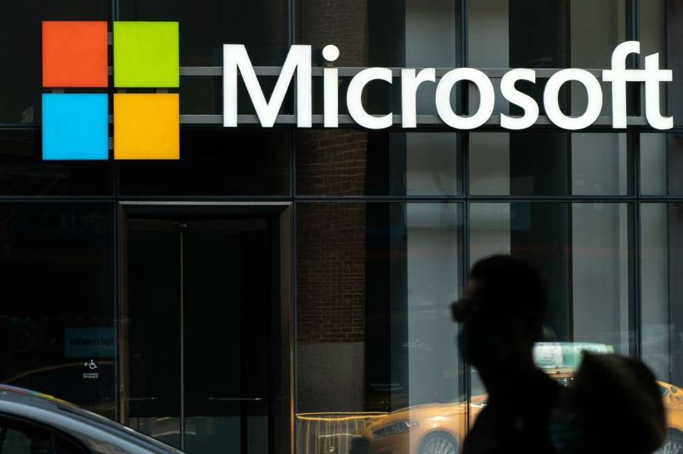 Letrero de Microsoft.