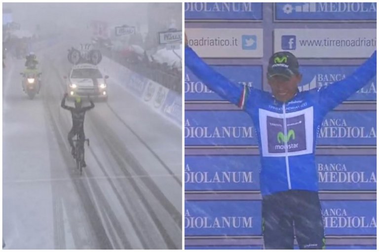 Nairo Quintana ganó la etapa reina de la Tirreno-Adriático y es líder en la general