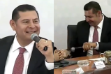 Un perro que habla y dirige: el gobernador de Puebla le da “voz” a su perro