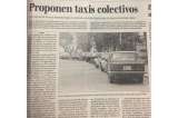 El día en que se propuso utilizar taxis compartidos en Bogotá