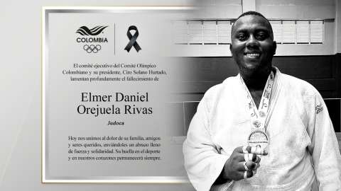 El Comité Olímpico Colombiano lamentó el fallecimiento de Elmer Orejuela