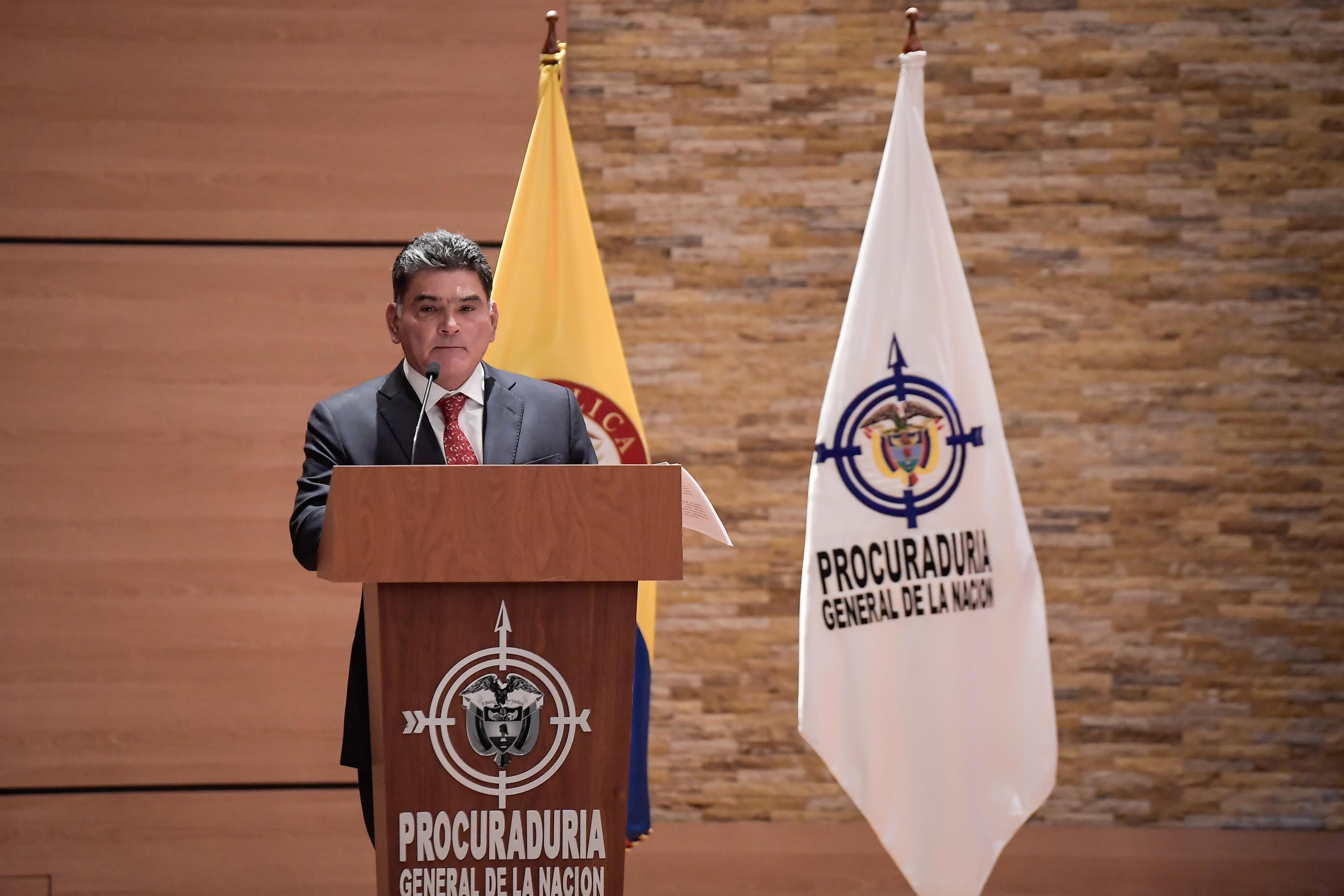 Gregorio Eljach, procurador General de la Nación, inició oficialmente su gestión al frente del ente de control.