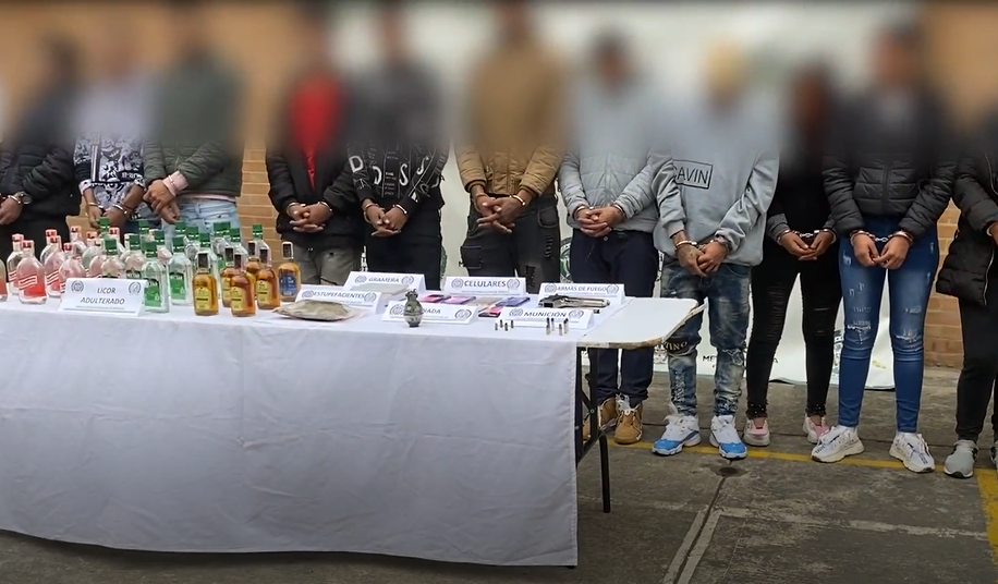 Las capturas se dieron bajo la implementación de la operación 'San Martín III', a cargo del Gaula de la Policía Metropolitana de Bogotá y del Grupo Élite de la Dirección de Antisecuestro y Antiextorsión.