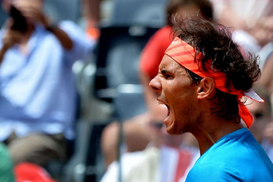 Rafael Nadal avanzó a cuartos en el Masters 1000 de Roma. Foto: AFP