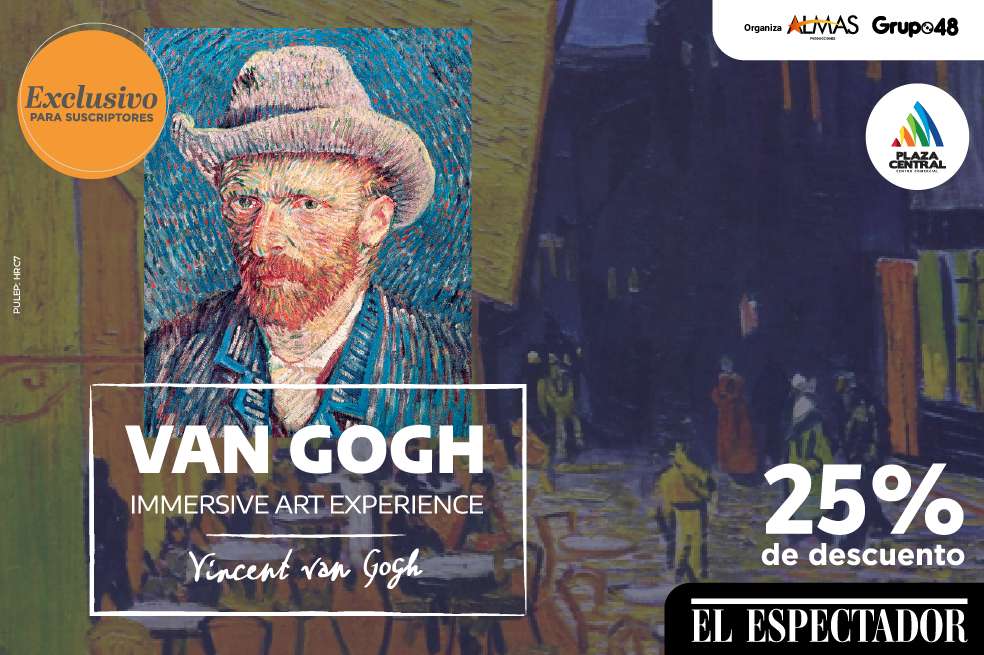 Un recorrido expositivo por algunas de las obras de Van Gogh (reproducciones de los lienzos en formato largo) acompañadas de paneles explicativos.
