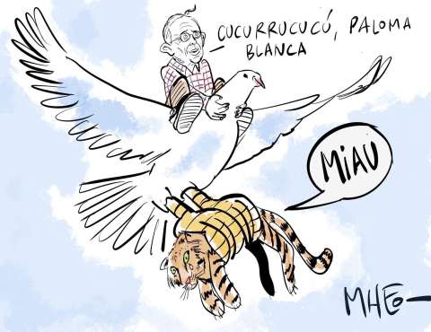 Resumen en caricaturas de lo que pasó en las consultas presidenciales