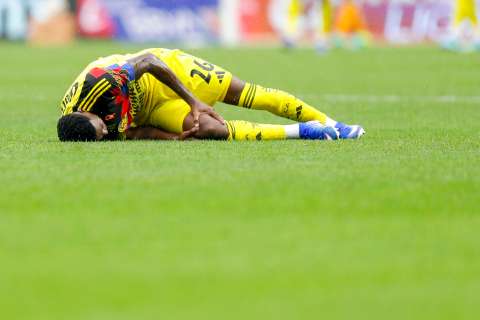 Jugador de la selección de Colombia sufrió una grave lesión en su rodilla