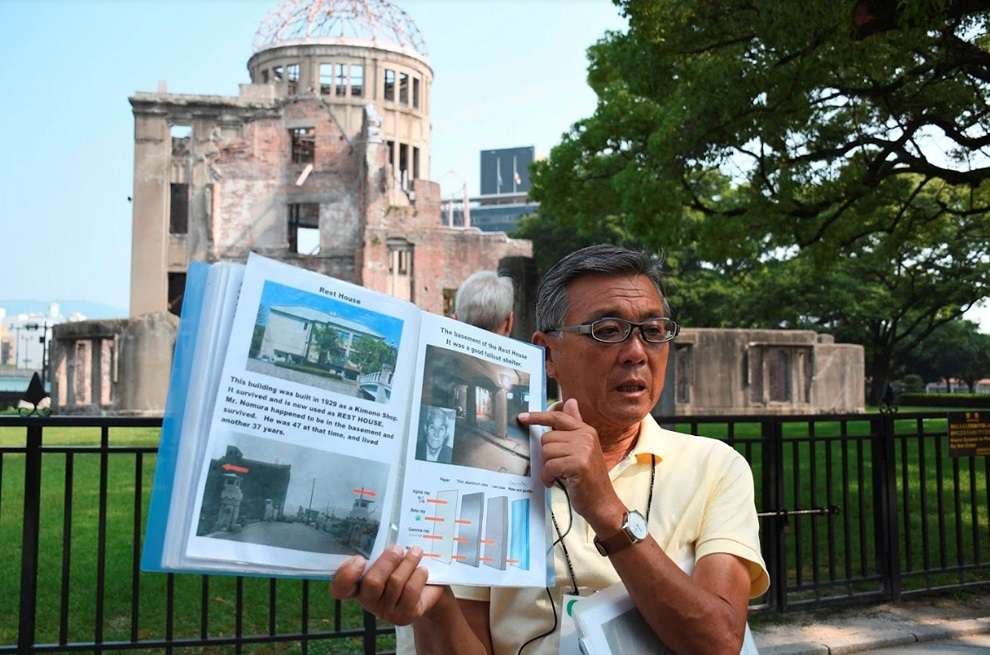 Siete décadas después del bombardeo atómico, supervivientes luchan para que la historia no se olvide. / EFE