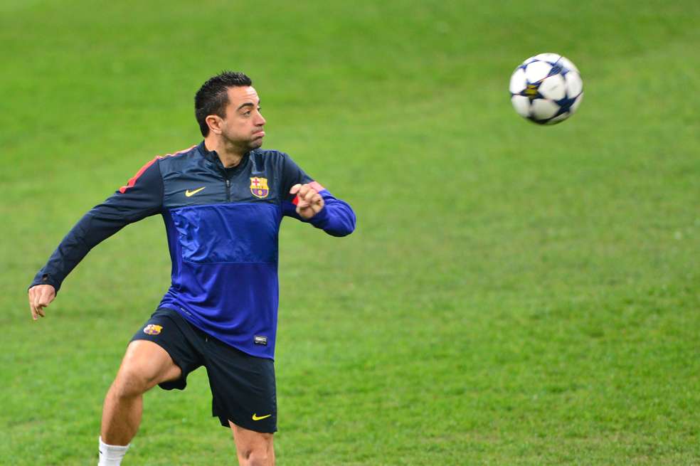 Xavi, legendario jugador de Barcelona.