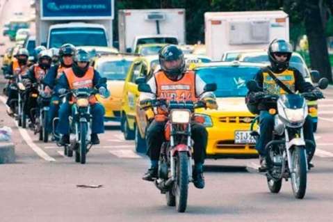Se duplicó el número de viajes en motocicleta en Bogotá