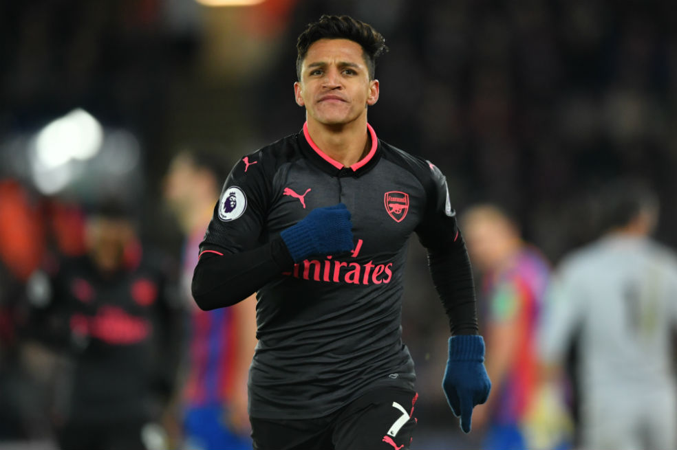 Alexis Sánchez, delantero chileno. / AFP