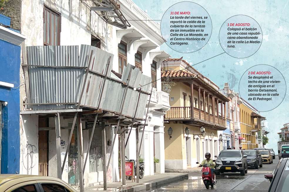 El deterioro de las condiciones de habitabilidad ha forzado a muchos habitantes del centro histórico a vender sus viviendas.