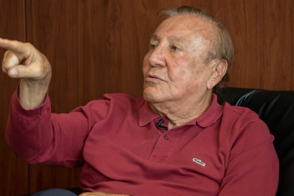 Hernández inicia el video afirmando que Márquez se encuentra reunido con él para enterarse de cómo hicieron para la Alcaldía de Bucaramanga “sin hacer actos macabros con la politiquería”. / Prensa Alcaldía de Bucaramanga