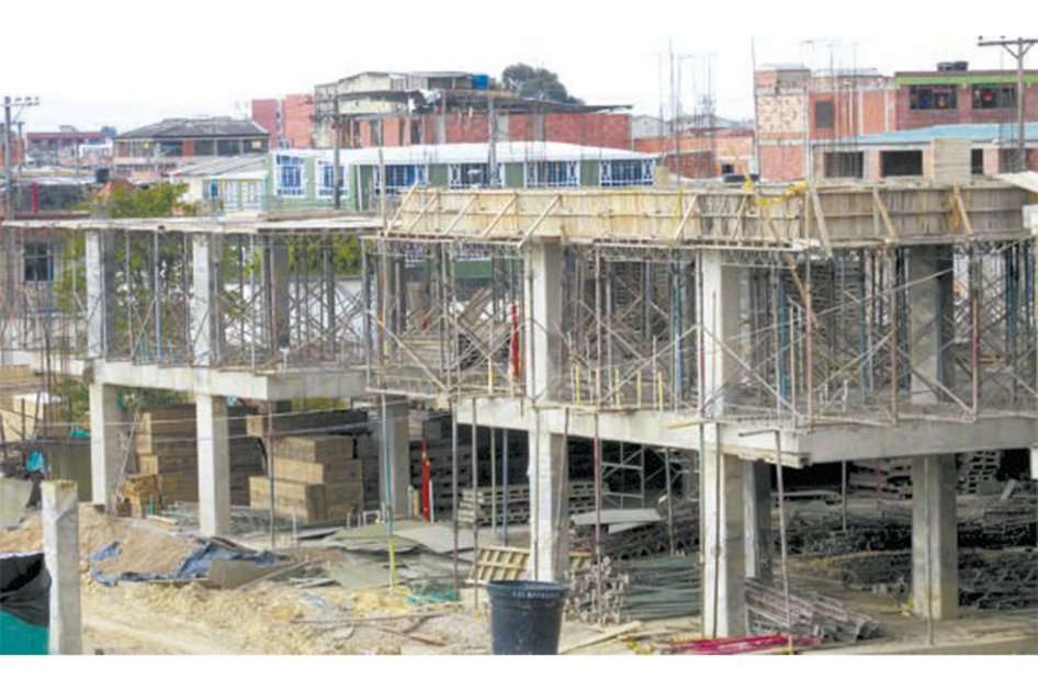 Las obras del colegio Alianza Quiroga quedaron en 28%. Se buscan soluciones para continuar los trabajos. Foto: Cristian González
