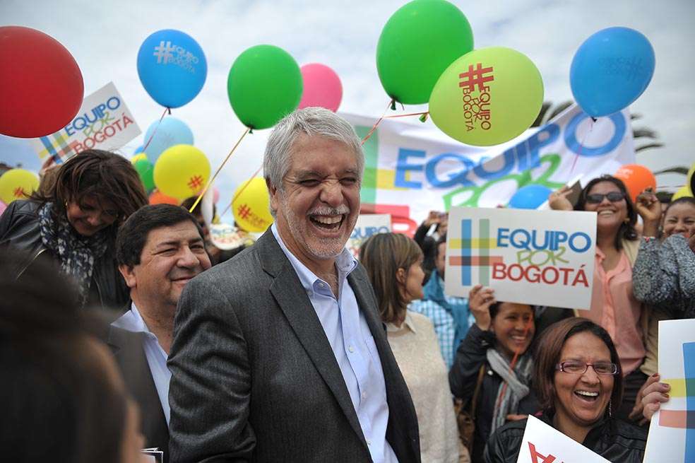 Enrique Peñalosa lanzó ayer su tercera candidatura consecutiva a la Alcaldía. / Cristian Garavito