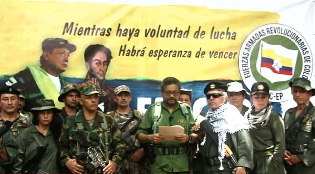 Iván Márquez, "el número dos de las Farc", anunciando su regreso a la insurgencia. / Cortesía