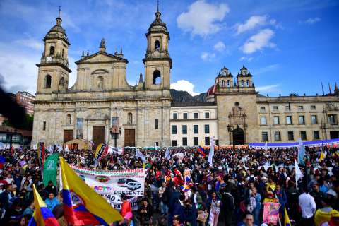 Bogotá vivirá varias marchas del 17 al 28 de junio: elecciones, Mundial y más convocatorias