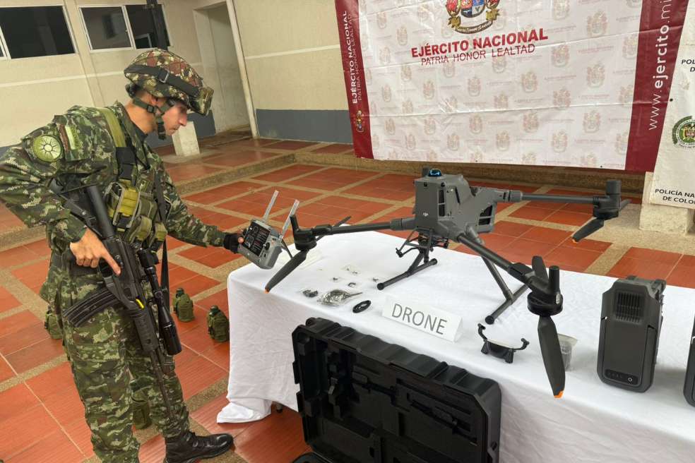 Incautan dron de vigilancia del Eln que sería usado para atentados terroristas en Vichada