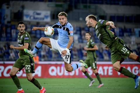 Immobile marcó y pone en aprietos a Cristiano Ronaldo en Italia