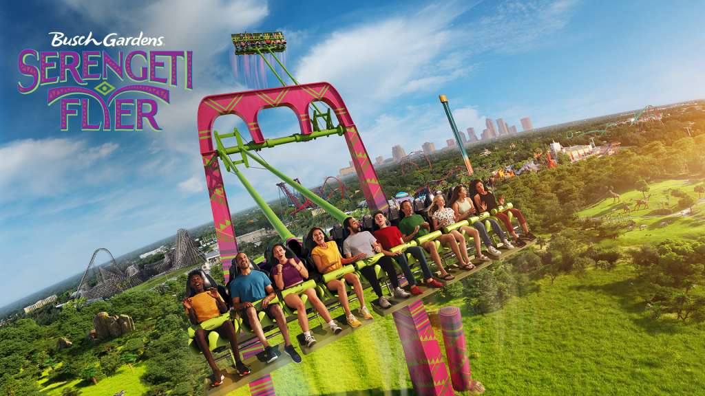 Serengeti Flyer es la gran novedad de Busch Gardens Tampa Bay.