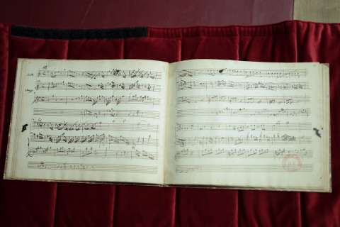 Hallan en París una partitura inédita de Mozart de 1778 para flauta y arpa