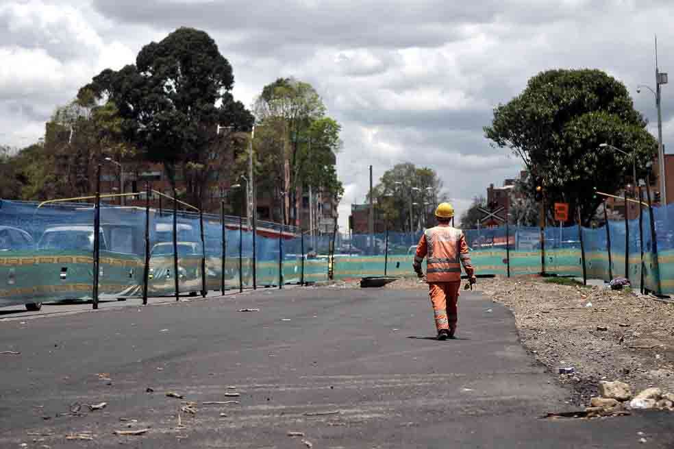 En enero comenzó la obra en la calle 94 con carrera 19 para construir una glorieta deprimida. / Gustavo Torrijos