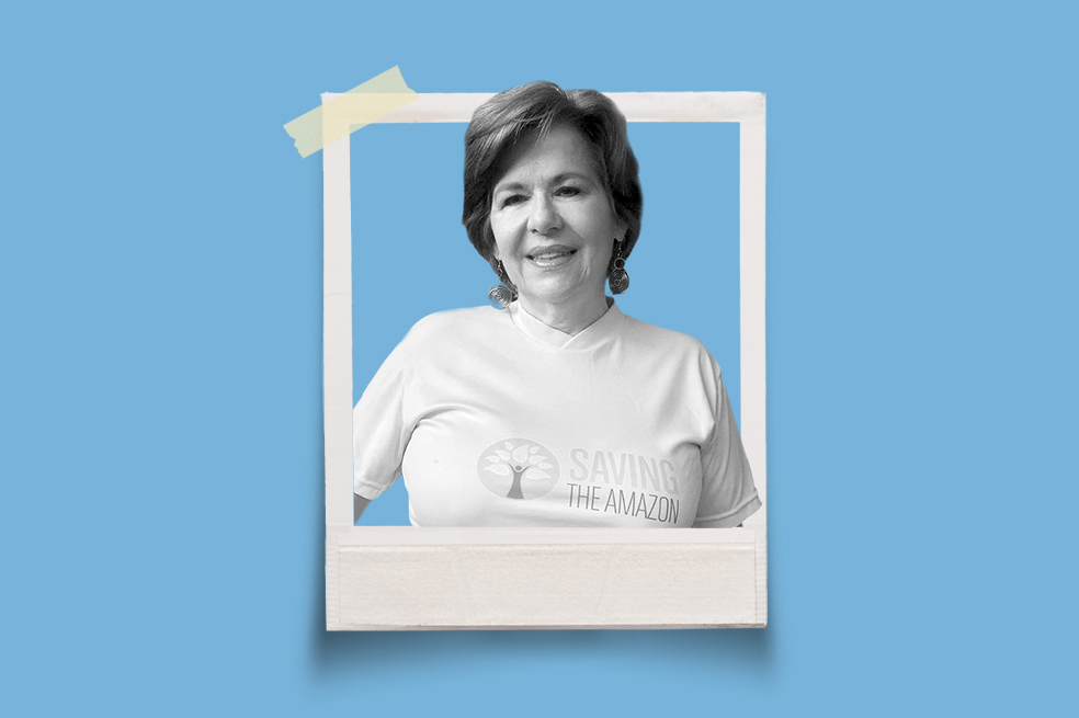 María Ximena Patiño fundó Saving the Amazon en 2012 , desde entonces la ONG ha cembrado más de 600.000 árboles.
