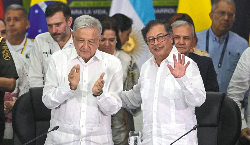 Gustavo Petro y Andrés Manuel López Obrador volverán a reunirse en México, para hablar con otros presidentes sobre migración.