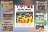 El Espectador y sus portadas de las siete clasificaciones a los mundiales