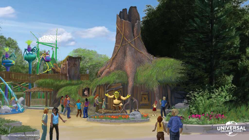 Shrek's Swamp Meet, en DreamWorks Land, en Universal Orlando Resort.