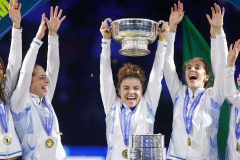 Italia se impuso a Eslovaquia y se consagró campeona de la Copa Billie Jean King