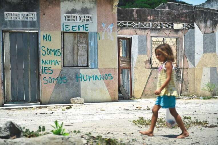 En El Carmen de Bolívar, en 2019, aparecieron perros a los que les han quitado la piel para sembrar terror. / Gustavo Torrijos