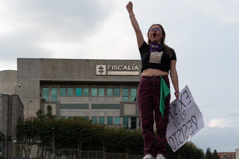 Las fotos que dejó la marcha del 8M en Bogotá.