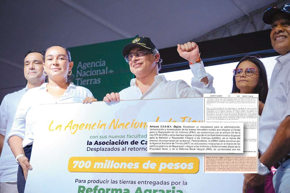 Gobierno Gustavo Petro reforma agraria compra de tierras Agencia Nacional de Tierras
