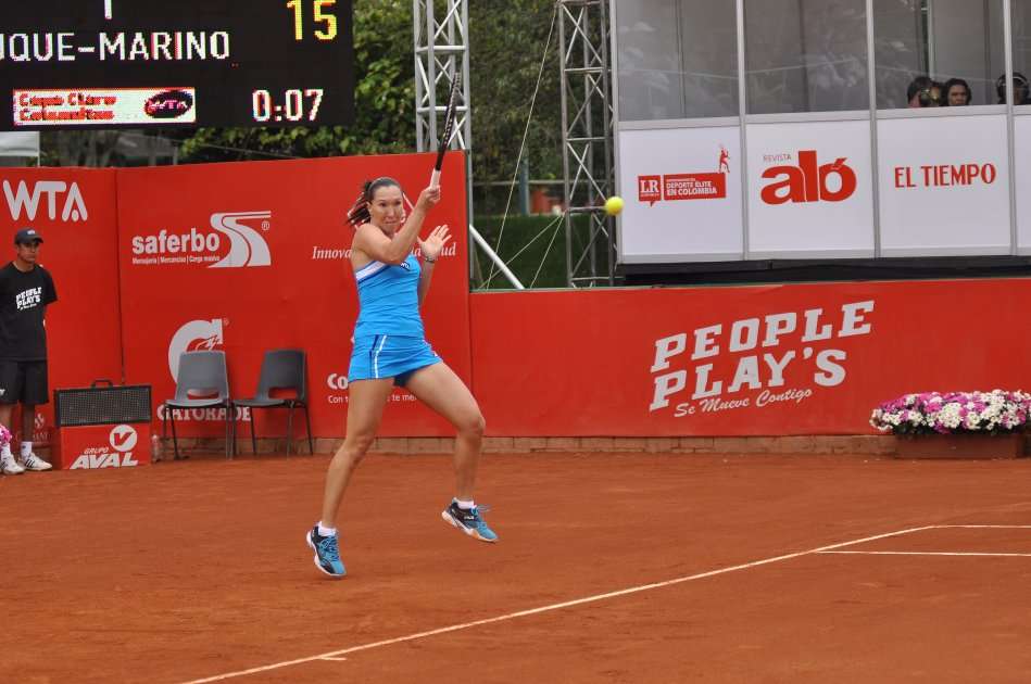 Jelena Jankovic.  Foto: Daniel Iannini / El Espectador