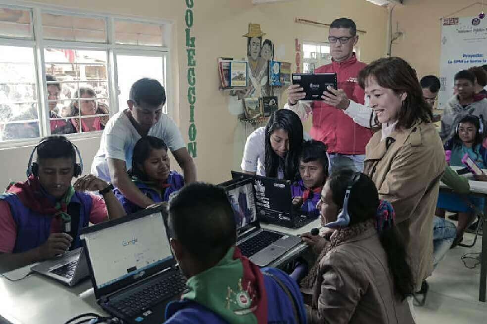 Biblioteca de Andalucía, en el municipio de Caldono (Cauca), del programa de Bibliotecas Públicas Móviles.
/ Archivo / Juan David Padilla - Ministerio de Cultura