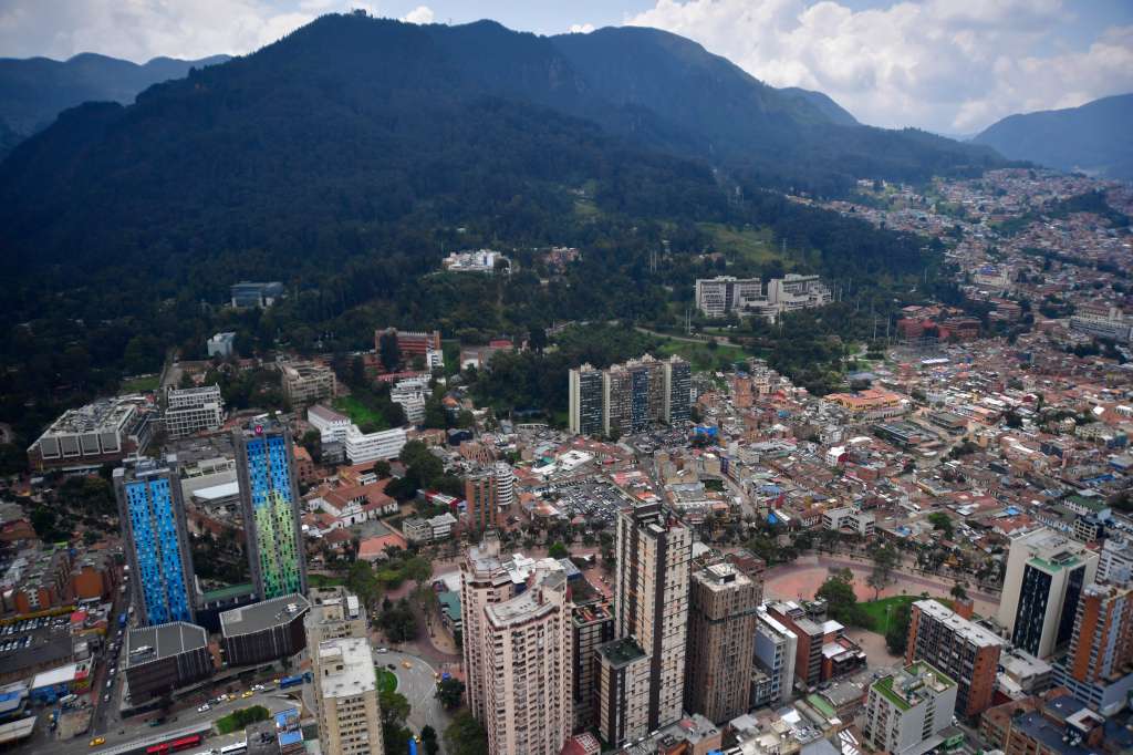 Bogotá vista desde el edificio BD Bacatá, ahora Bogotá Tower 2862