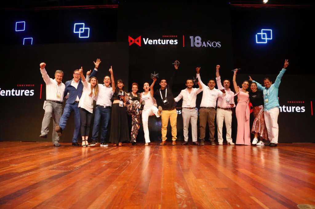 Ganadores Concurso Nacional de Emprendedores Ventures 2018Cortesía12 finalistas que realizaron su pitch frente a más de 1.000 personas, a quienes se evaluó su presetación,modelo de negocio, la pertinencia con la respectiva categoría o premio y el potencial como emprendedores ventures.