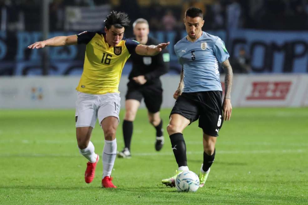 Uruguay y Ecuador se enfrentaban en la lucha por el tercer puesto en las eliminatorias a Catar 2022.