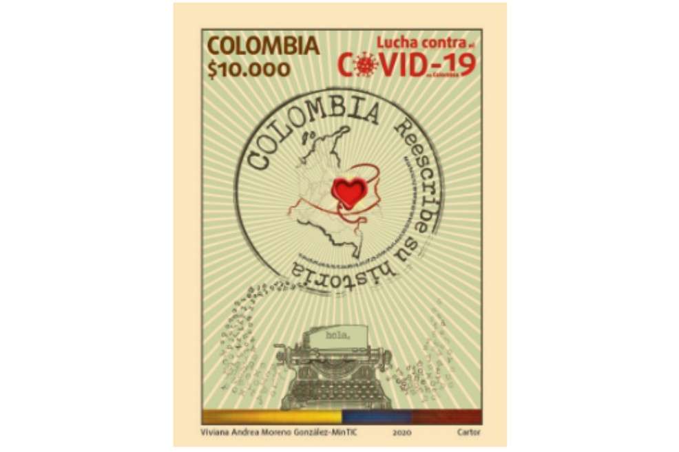 Estampilla colombiana de COVID-19