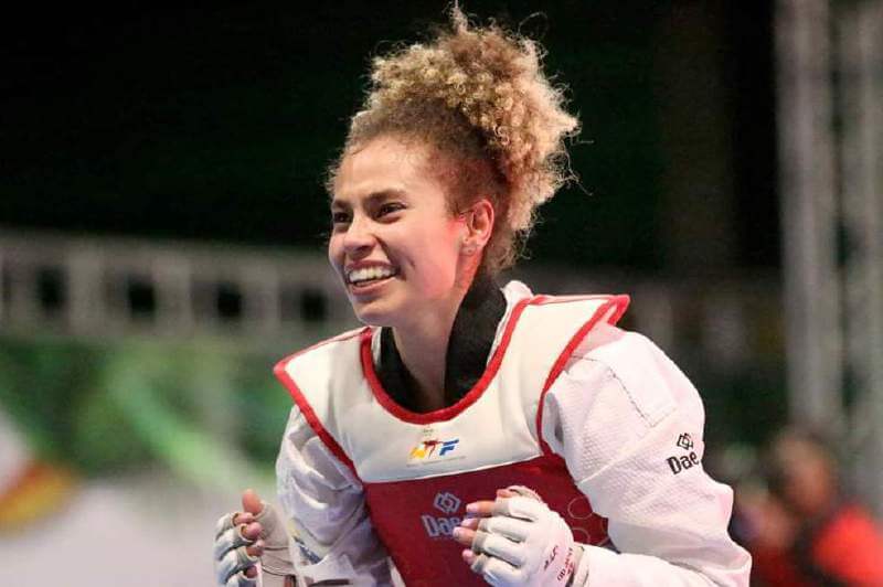 Andrea Ramírez tiene 21 años y participará en sus primeros Juegos Olímpicos. / Cortesía AAA Mastaekwondo