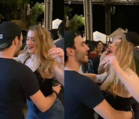 Video: Amber Heard reapareció bailando una canción de Selena Quintanilla