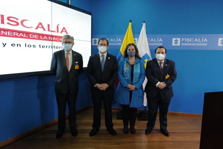 La CIDH también tuvo una reunión preliminar con el Fiscal General de la Nación, Francisco Barbosa, en la previa al inicio de su visita de trabajo en Colombia.