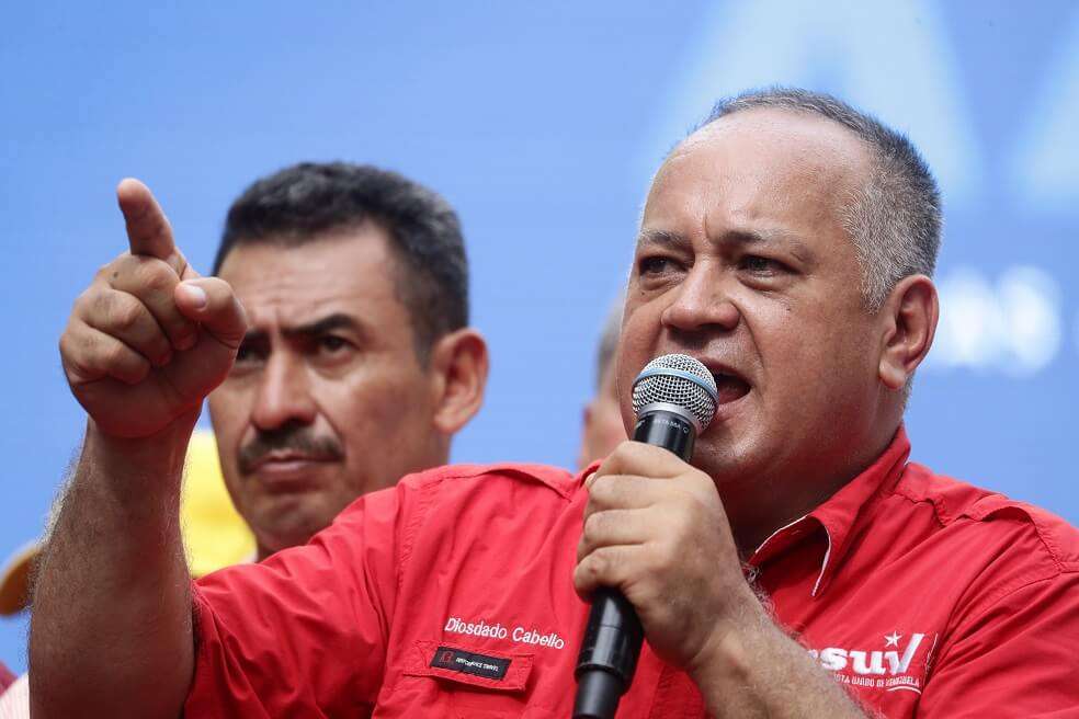 Diosdado Cabello, número dos del chavismo y presidente de la Asamblea Nacional Constituyente de Venezuela. / EFE